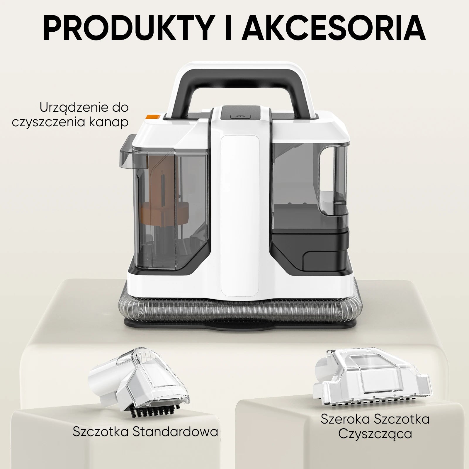 Máquina Portátil de Limpeza Profunda para Estofos e Tapetes – Potência e Resultados Profissionais em Casa