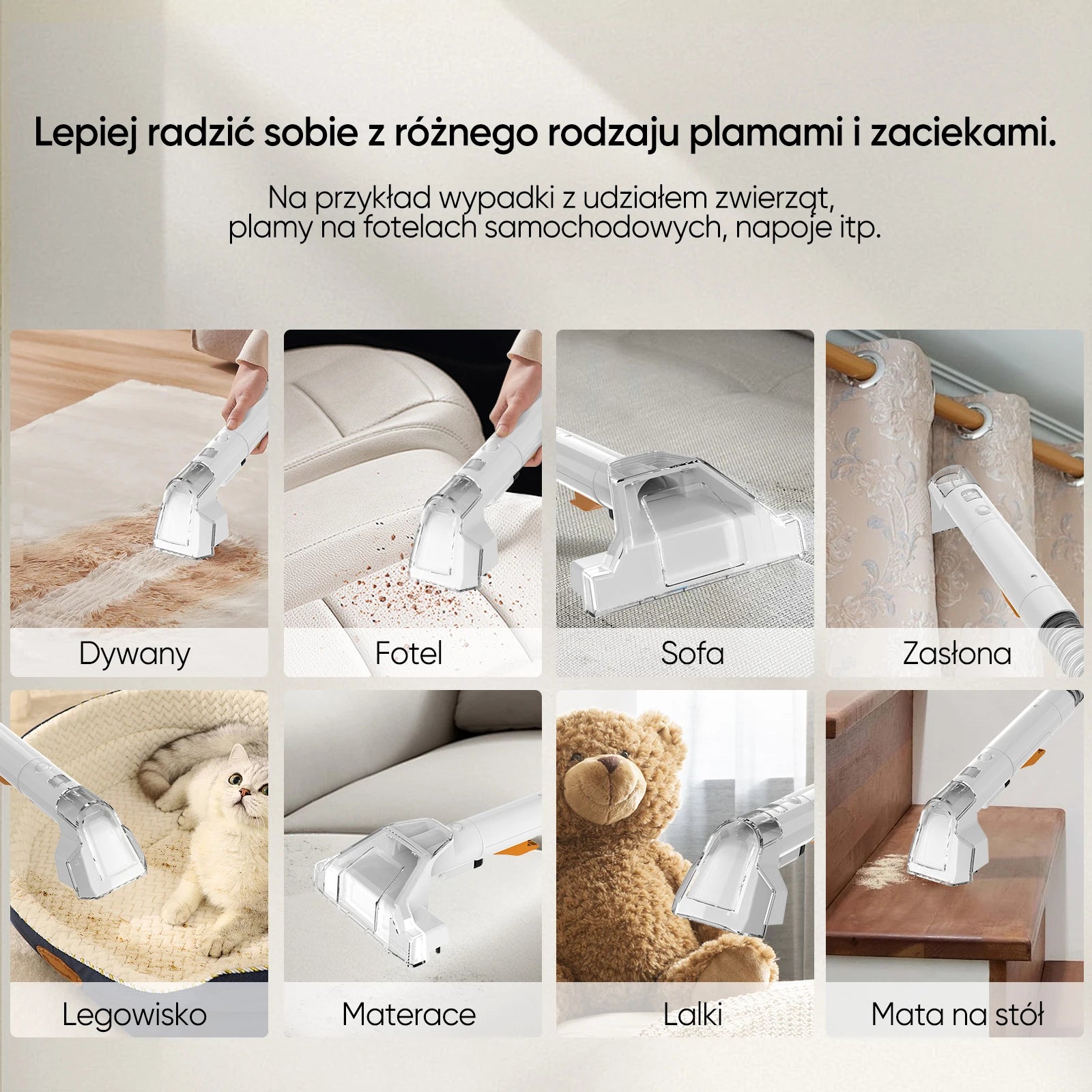 Máquina Portátil de Limpeza Profunda para Estofos e Tapetes – Potência e Resultados Profissionais em Casa