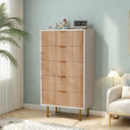 Cómoda NordicHome™ com 5 Gavetas – Móvel de Arrumação Multifuncional