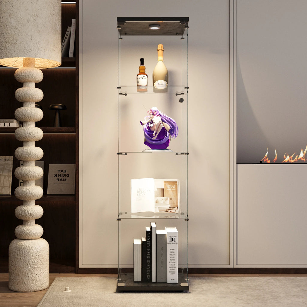 Vitrine de Vidro Moderna com Iluminação LED