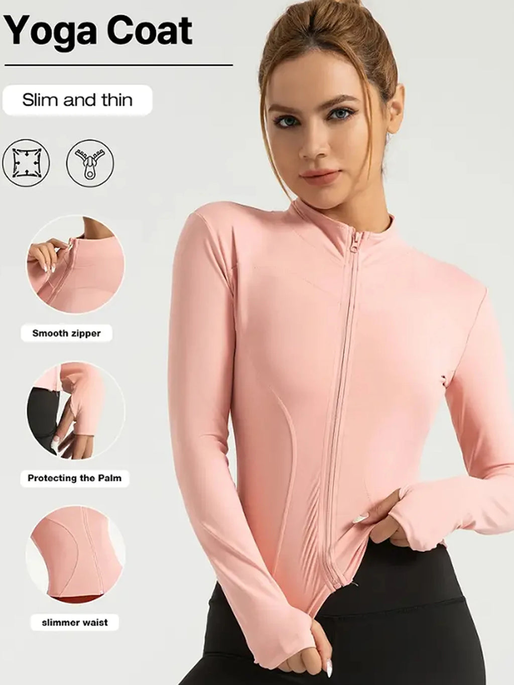 Casaco Fitness Slim para Mulher – Casaco Desportivo