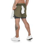Calções Desportivos 2 em 1 para Homem – Conforto e Performance no Treino