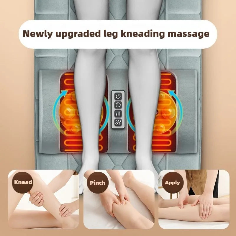Colchão de Massagem Corporal Elétrico com Aquecimento – Relaxamento Total em Casa