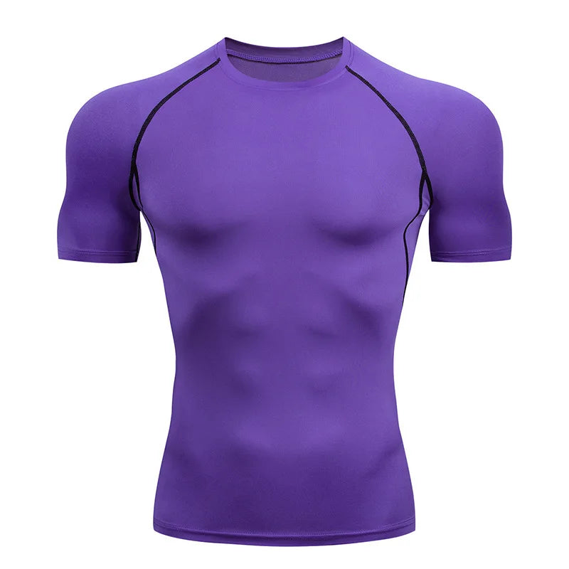 T-Shirt de Compressão Masculina | Fitness, Treino e Corrida