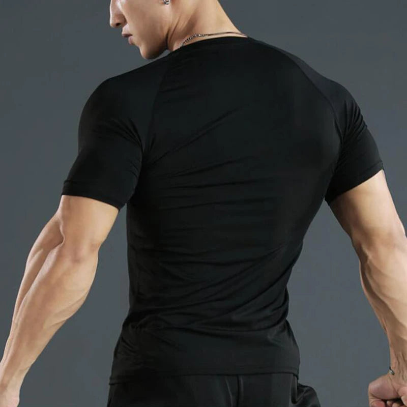 T-Shirt de Compressão Masculina | Fitness, Treino e Corrida