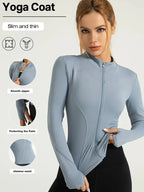 Casaco Fitness Slim para Mulher – Casaco Desportivo