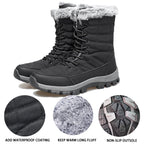 Botas de Inverno Impermeáveis Mid-Calf – Conforto Térmico, Resistência e Estilo Outdoor