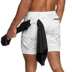 Calções Desportivos 2 em 1 para Homem – Conforto e Performance no Treino