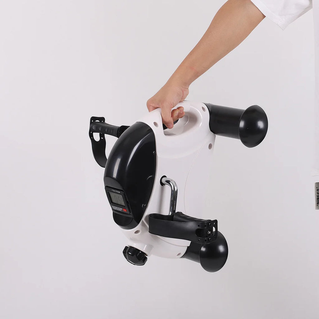 Mini Pedaleira Fitness para Pernas com Monitor Digital – Treino Cardio Compacto para Casa