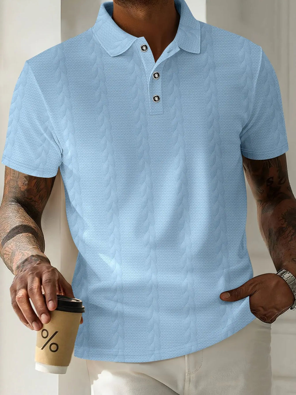 Polo Masculino Casual — Elegância Simples para o Dia a Dia