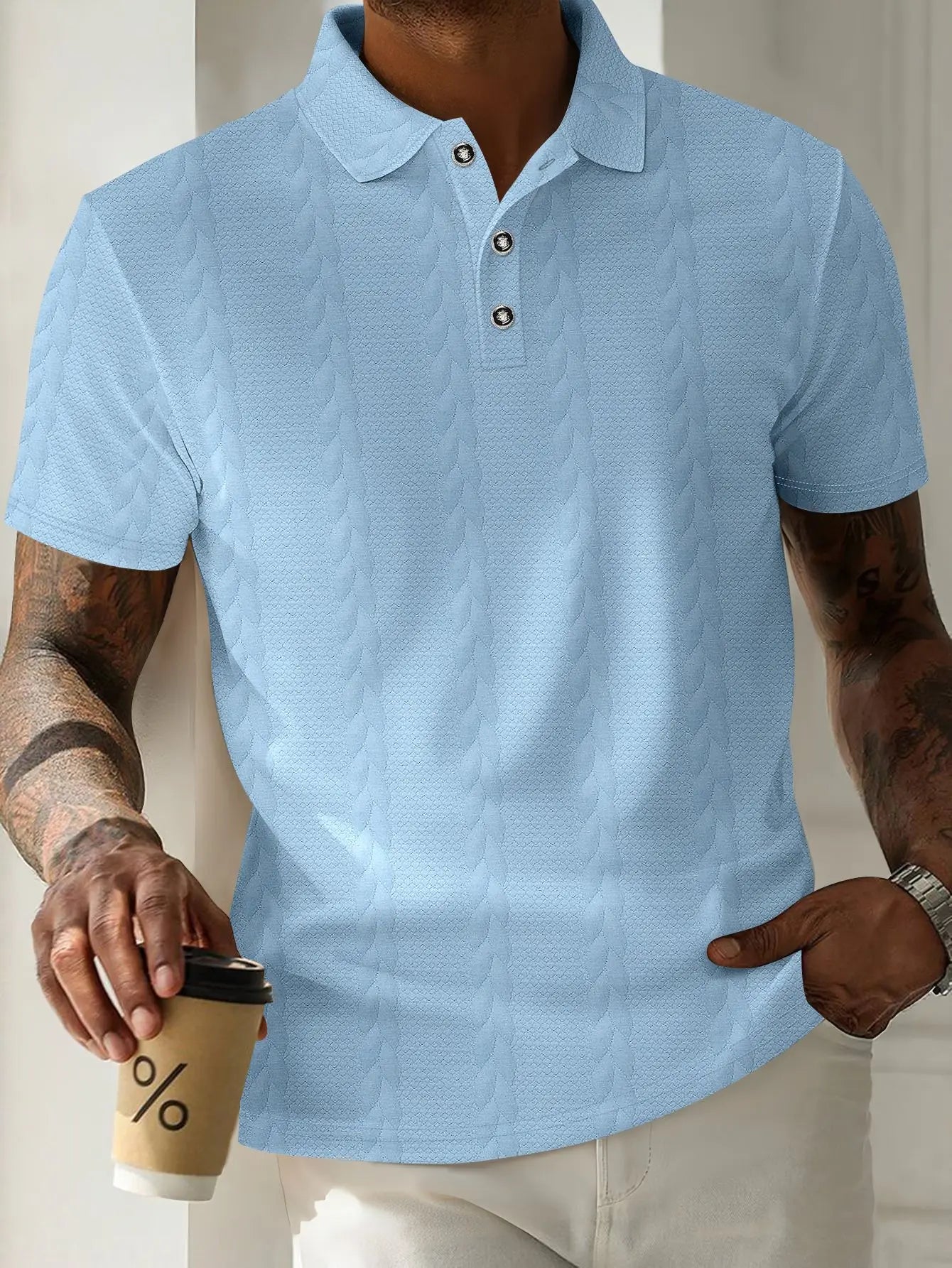 Polo Masculino Casual — Elegância Simples para o Dia a Dia