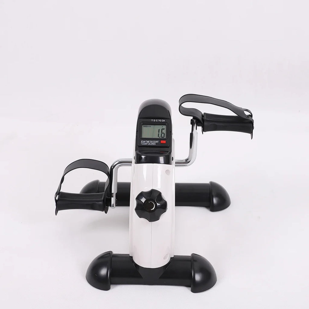 Mini Pedaleira Fitness para Pernas com Monitor Digital – Treino Cardio Compacto para Casa