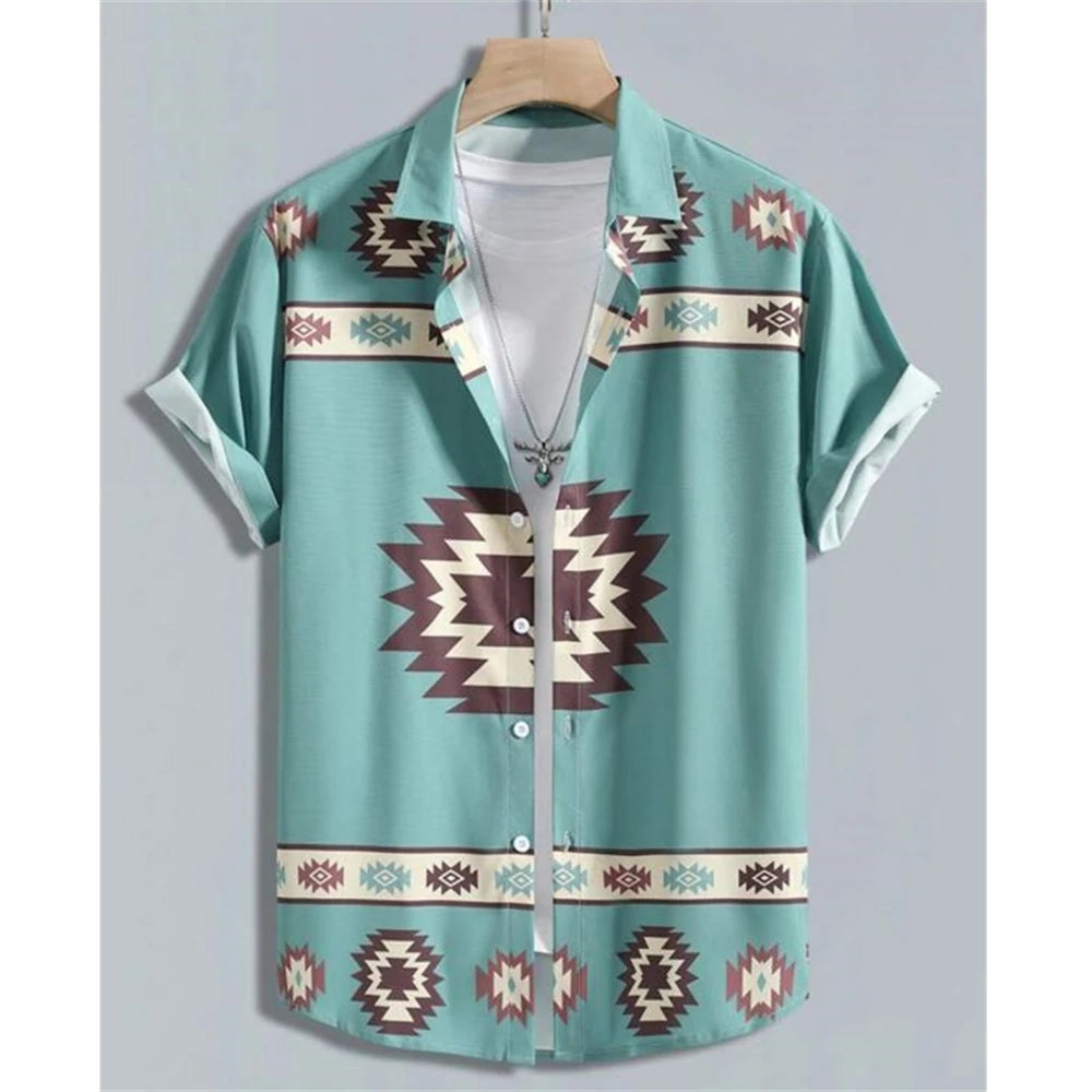 Camisa Havaiana Masculina Cashew Flower – Estilo, Conforto e Personalidade