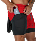 Calções Desportivos 2 em 1 para Homem – Conforto e Performance no Treino