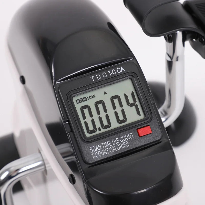 Mini Pedaleira Fitness para Pernas com Monitor Digital – Treino Cardio Compacto para Casa