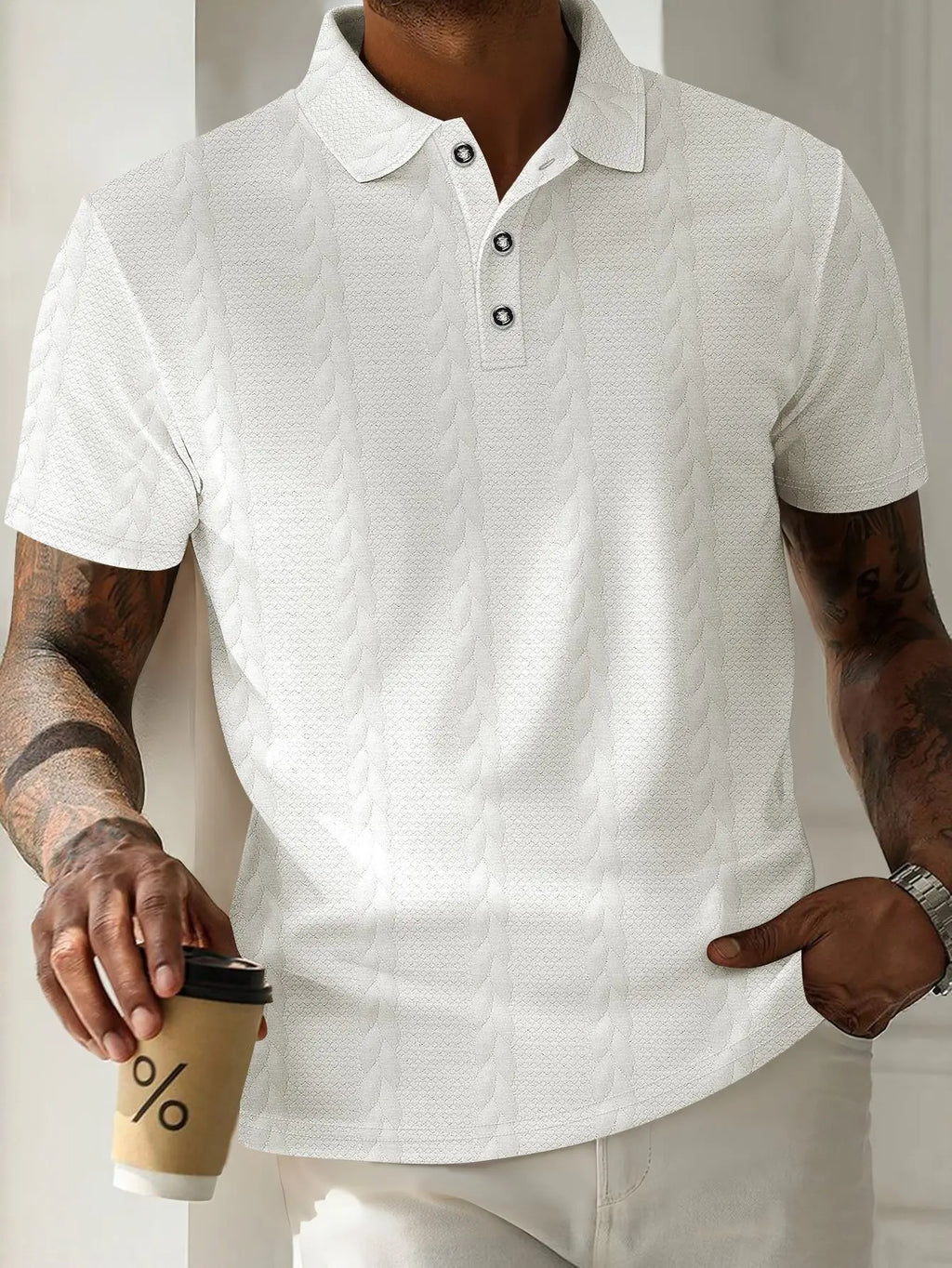 Polo Masculino Casual — Elegância Simples para o Dia a Dia
