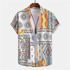 Camisa Havaiana Masculina Cashew Flower – Estilo, Conforto e Personalidade