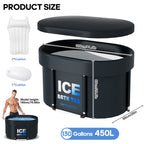 Banheira Portátil para Terapia de Frio e Calor – Recuperação Muscular, Imersão em Gelo e Relaxamento Total