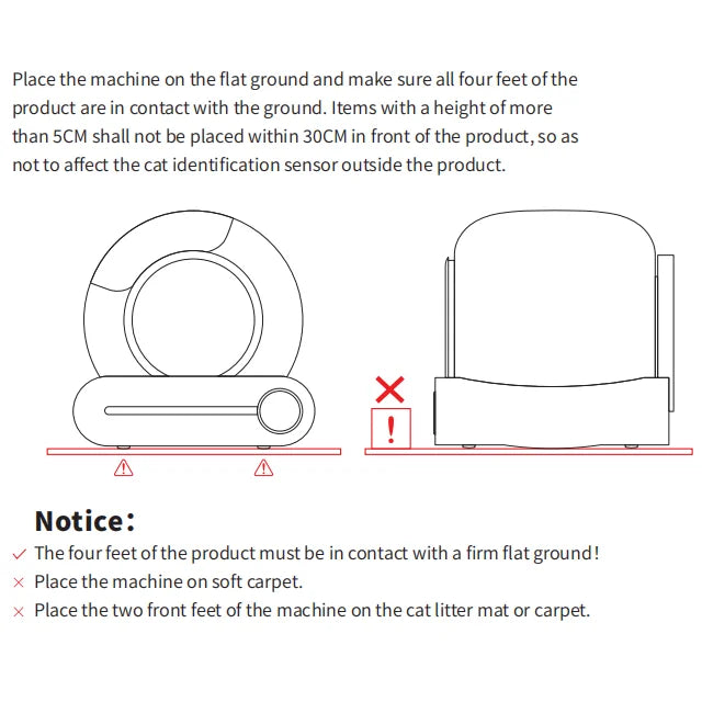 Caixa de Areia Inteligente AutoClean™ para Gatos – Limpeza Automática e Controlo por App