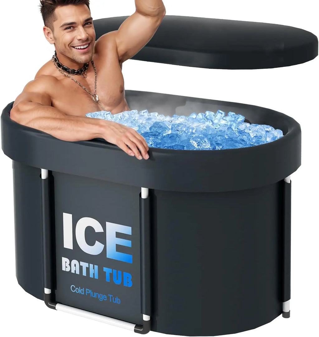 Banheira Portátil para Terapia de Frio e Calor – Recuperação Muscular, Imersão em Gelo e Relaxamento Total