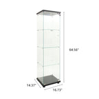 Vitrine de Vidro Moderna com Iluminação LED