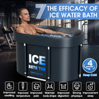 Banheira Portátil para Terapia de Frio e Calor – Recuperação Muscular, Imersão em Gelo e Relaxamento Total