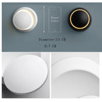 Candeeiro de Parede LED Moderno 5W com Rotação de 350° – Aplique Ajustável para Sala e Quarto