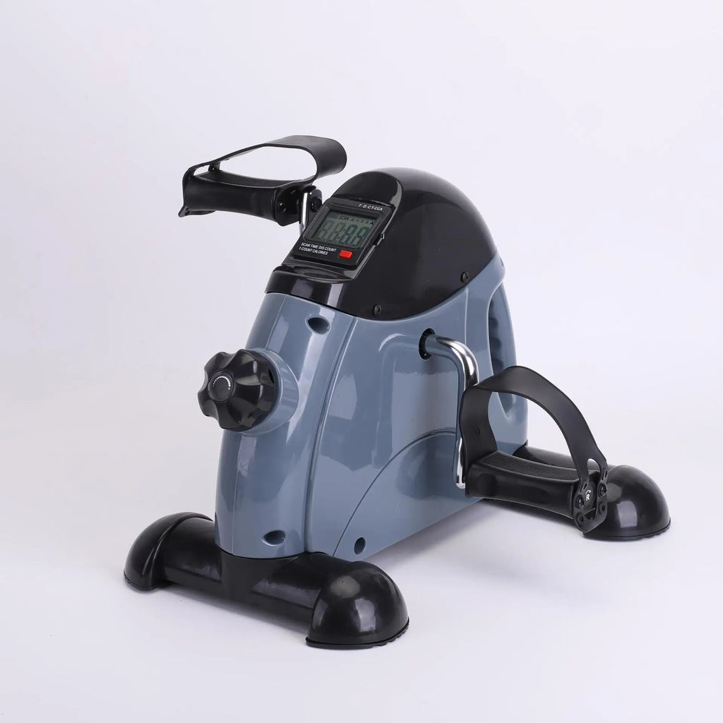 Mini Pedaleira Fitness para Pernas com Monitor Digital – Treino Cardio Compacto para Casa
