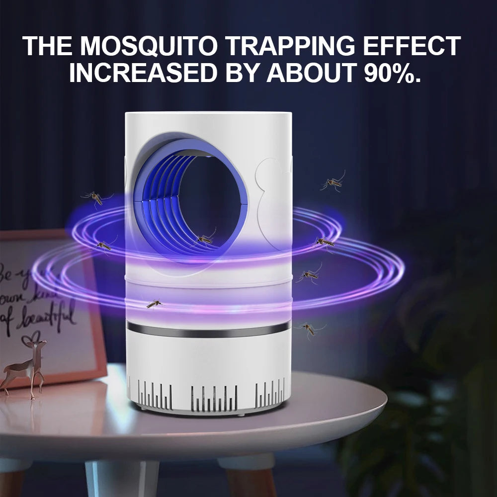 Lâmpada Anti-Mosquitos LED USB — Proteção Silenciosa e Eficaz 24h