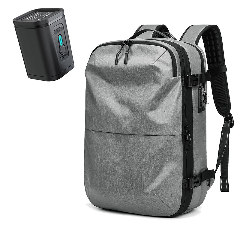 Mochila Masculina de Viagem com Compressão a Vácuo – Portátil 17’’ e Grande Capacidade