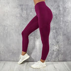 Leggings Fitness de Cintura Alta para Mulher com Bolsos