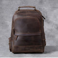 Mochila em Pele Genuína Vintage para Homem