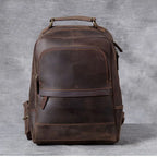 Mochila em Pele Genuína Vintage para Homem