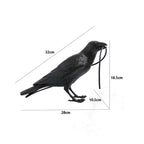 Aplique de Parede Decorativo em Resina “Lucky Bird” – Candeeiro LED Artístico com Corvo para Quarto e Sala (Lâmpada Incluída)