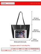 Mala Tote em Couro Natural – Elegância Minimalista para o Dia a Dia