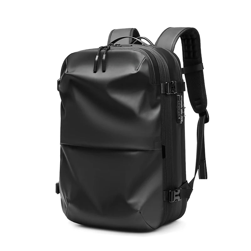 Mochila Masculina de Viagem com Compressão a Vácuo – Portátil 17’’ e Grande Capacidade