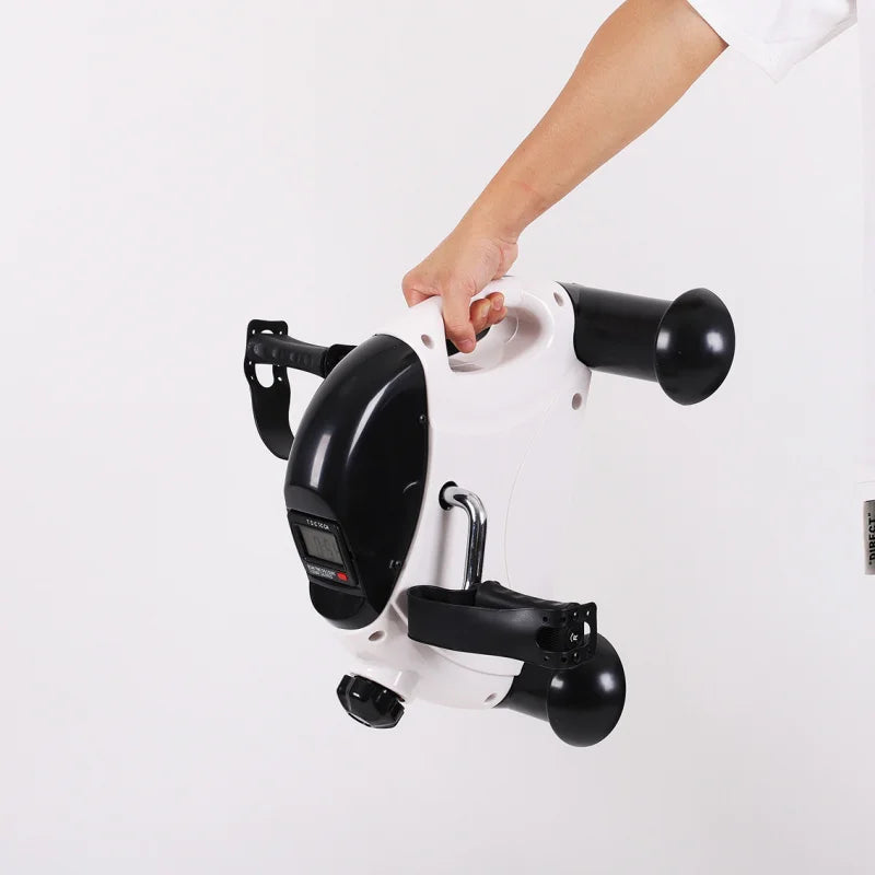 Mini Pedaleira Fitness para Pernas com Monitor Digital – Treino Cardio Compacto para Casa