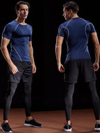 T-Shirt de Compressão Masculina — Performance, Definição e Conforto Total