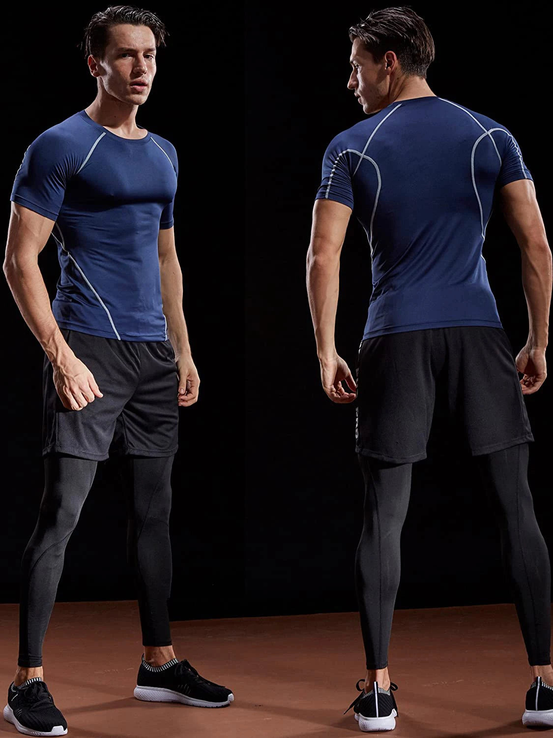 T-Shirt de Compressão Masculina — Performance, Definição e Conforto Total