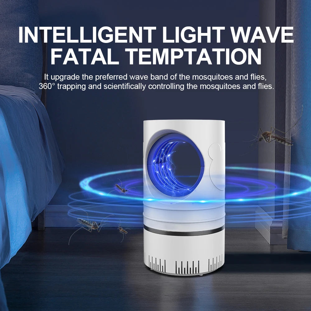 Lâmpada Anti-Mosquitos LED USB — Proteção Silenciosa e Eficaz 24h