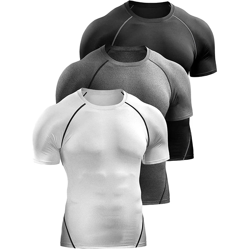 T-Shirt de Compressão Masculina — Performance, Definição e Conforto Total