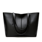 Mala Tote em Couro Natural – Elegância Minimalista para o Dia a Dia