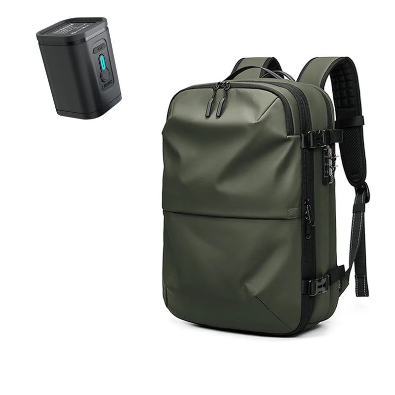 Mochila Masculina de Viagem com Compressão a Vácuo – Portátil 17’’ e Grande Capacidade