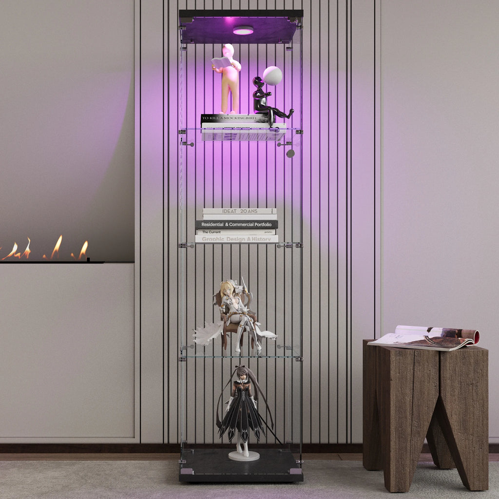 Vitrine de Vidro Moderna com Iluminação LED