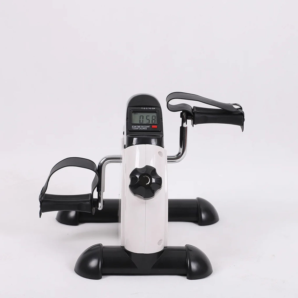 Mini Pedaleira Fitness para Pernas com Monitor Digital – Treino Cardio Compacto para Casa
