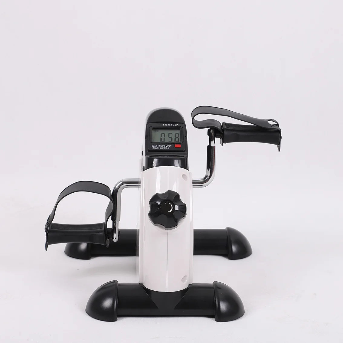 Mini Pedaleira Fitness para Pernas com Monitor Digital – Treino Cardio Compacto para Casa