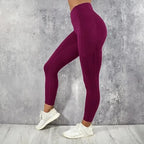 Leggings Fitness de Cintura Alta para Mulher com Bolsos