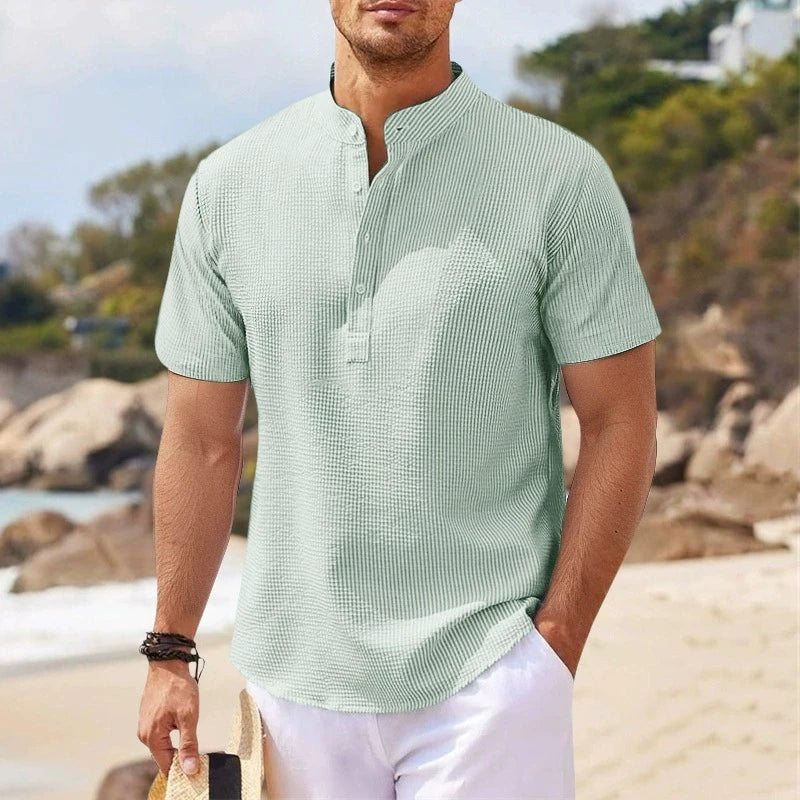 Camisa Masculina Xadrez – Estilo Streetwear Premium de Verão