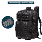 Mochila Tática 25L/50L – Nylon Impermeável para Caminhadas, Viagens e Aventura