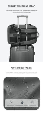 Mochila Masculina de Viagem com Compressão a Vácuo – Portátil 17’’ e Grande Capacidade